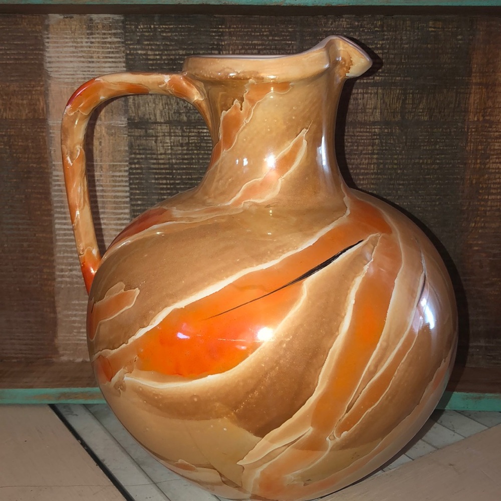 Royal Haeger Floral Pitcher